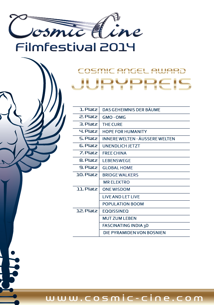 cosmic cine platzierungen jury 2014